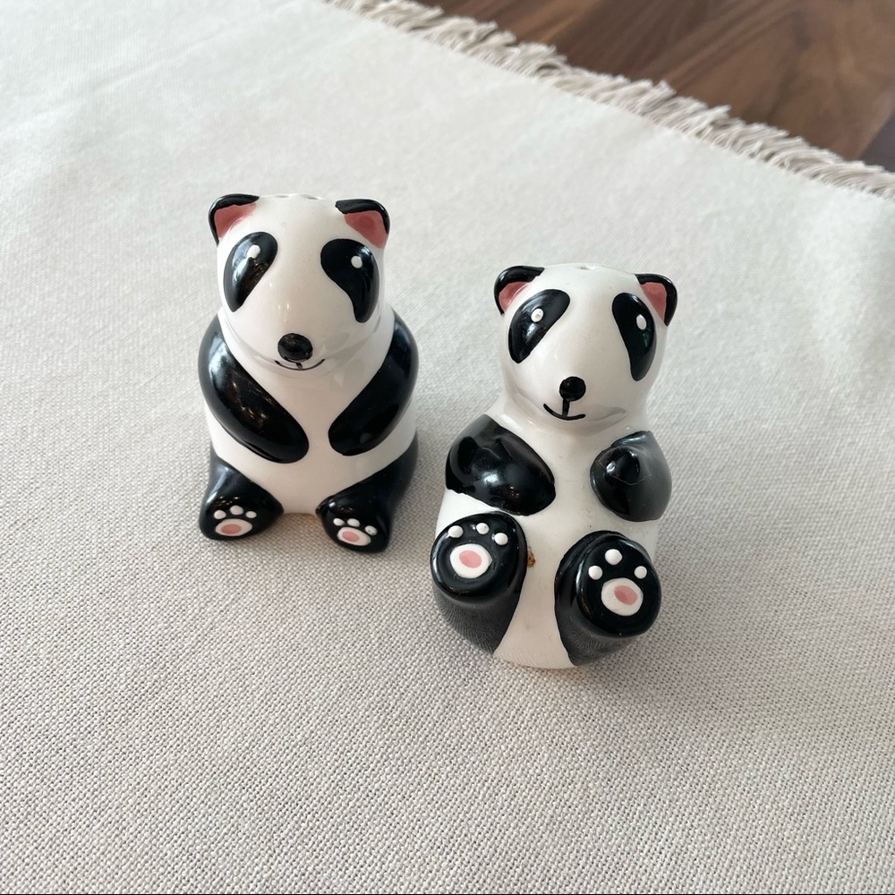 Panda Salt and Pepper Shakers
